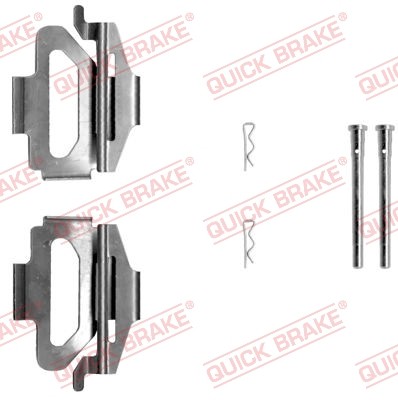 Quick Brake ZubehöRsatz Scheibenbremsbelag FüR Ford Escort V Cabriolet ALL-image