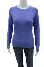 French Connection Unisex Pullover Sweater Blue Crew Neck Long Sleeve Size M