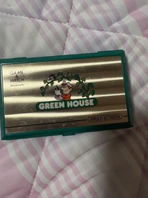 Nintendo Game & Watch Handheld Green House GH-54 w/ Box Boxed Multi Screen Retro