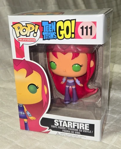 Funko Pop Teen Titans Go STARFIRE 111 Vinyl Figure Vaulted Retired DC Comics