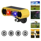 130dB Solar-Powered Motion Sensor Alarm with Strobe Light & Adjustable Modes