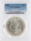 1886 Morgan Silver Dollar PCGS MS64 S$1 Philadelphia Minted No Reserve