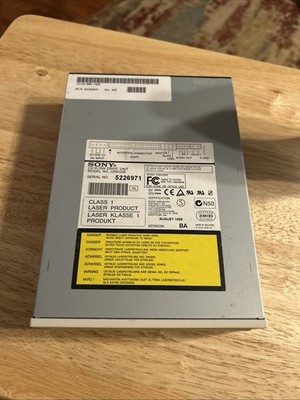 ~~ SONY CD-ROM CD-R/RW Internal Desktop Drive NOT TESTED Model CRX100E