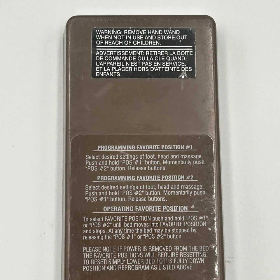 Substituição de controle remoto para Craftmatic 1 base de cama ajustável #Z5 - Imagem 3 de 4