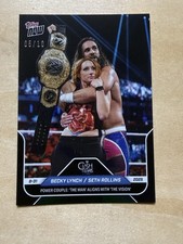 2025 Topps NOW WWE WRESTLEMANIA 91 SETH ROLLINS BECK LYNCH CLASH PARIS Black /10