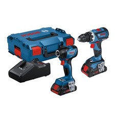  Bosch Twin Pack 18V 2 x 4.0Ah Li-ion Combi Drill Impact Driver BSH6019J0170