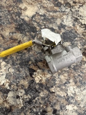 Apollo 1/2 Stainless Steel Ball Valve 2000 WOG CF8M Threaded USA