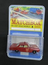 Lesney Matchbox 20 Custom Chevrolet Impala Fire Chief  Car Blister Pack