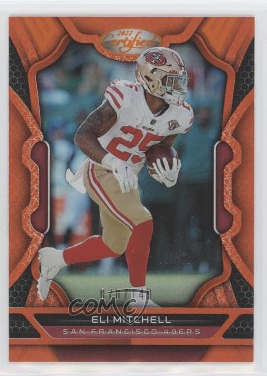 2022 Certified Mirror Orange 70/149 Elijah Mitchell Eli Mitchell #89 2g6