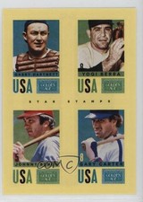 2014 Golden Age Star Stamps Gabby Hartnett Gary Carter Johnny Bench #16 HOF 0t2