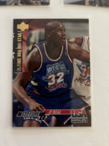 Lote de cartas 1994 Upper Deck EE. UU. X3 Shaquille O'Neal Upper Deck lámina dorada - Imagen 2 de 7