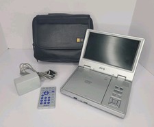 Vtg Insignia NS-8PDVD 8" Portable DVD Player W/Case, Remote, Power Supply, Works