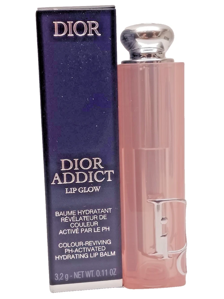 DIOR ADDICT LIP GLOW BALM 001  PINK -  BRAND NEW IN BOX FRASH -FULL 3.5G/0.11OZ - Image 2 of 4