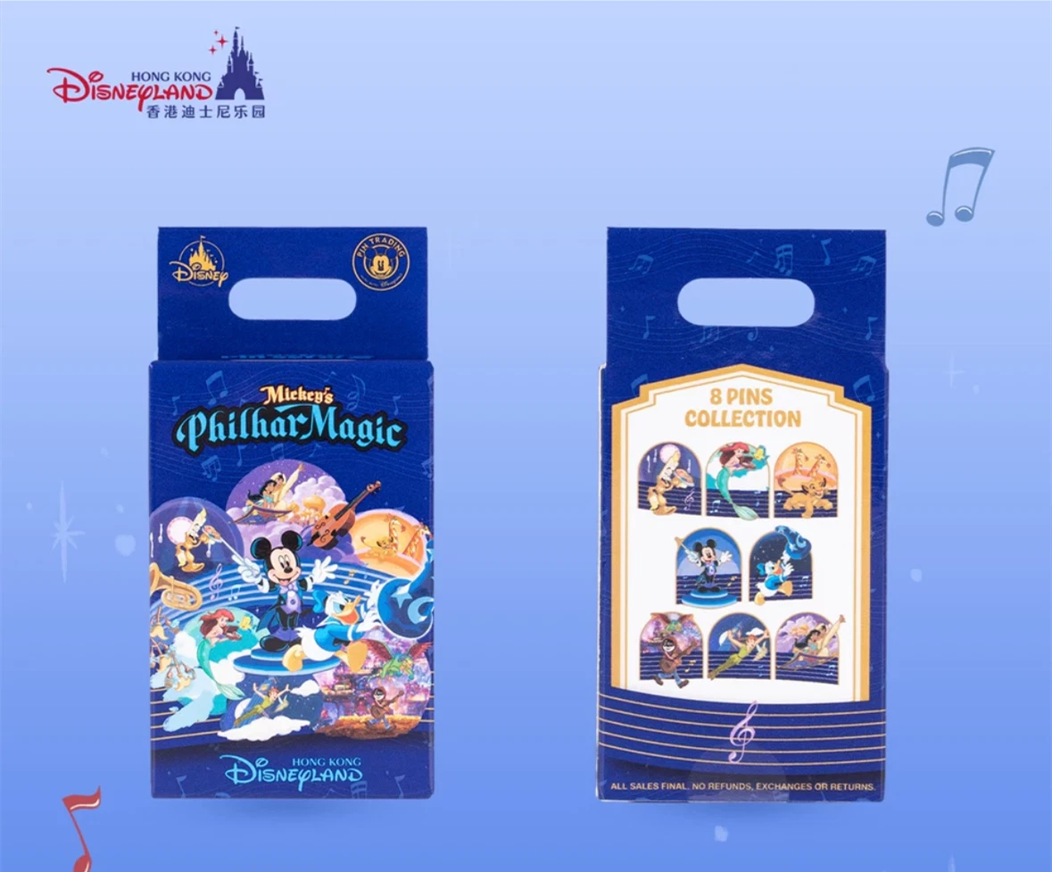 Disney pin 2026 mickey mouse fantasia mystery 2pins box HKDL disneyland