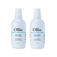 Ollie Arctic Mint Mouthwash, with 3 Hydroxyapatite, AlcoholFree, 2 Pack