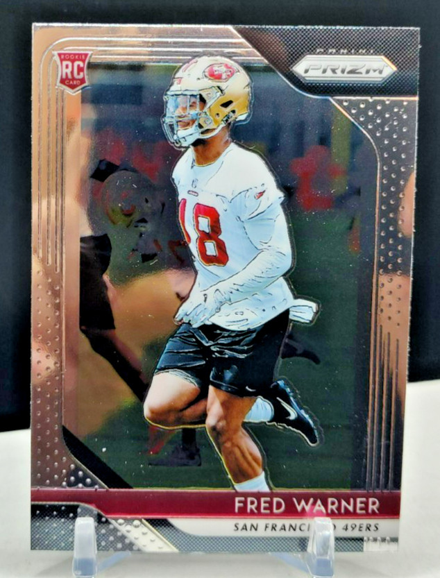 Fred Warner ROOKIE 2018 Panini Prizm Football #257 San Francisco 49ers RC