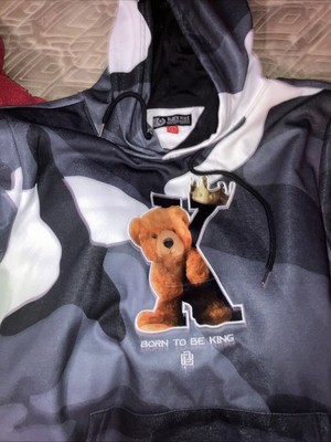 Born To Be King Teddy Bear Hoodie