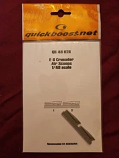 Quickboost 1/48 Vought F-8 Crusader Air Scoops QB48028 Recommended Kit: Hasegawa