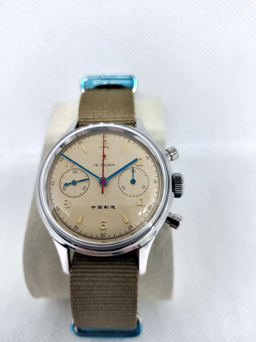 Seagull ST1901 1963 38mm Chronograph Pilots Watch UK