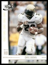 2003 Press Pass JE #CT5 Chris Brown Rookie RC Colorado football card. rookie card picture