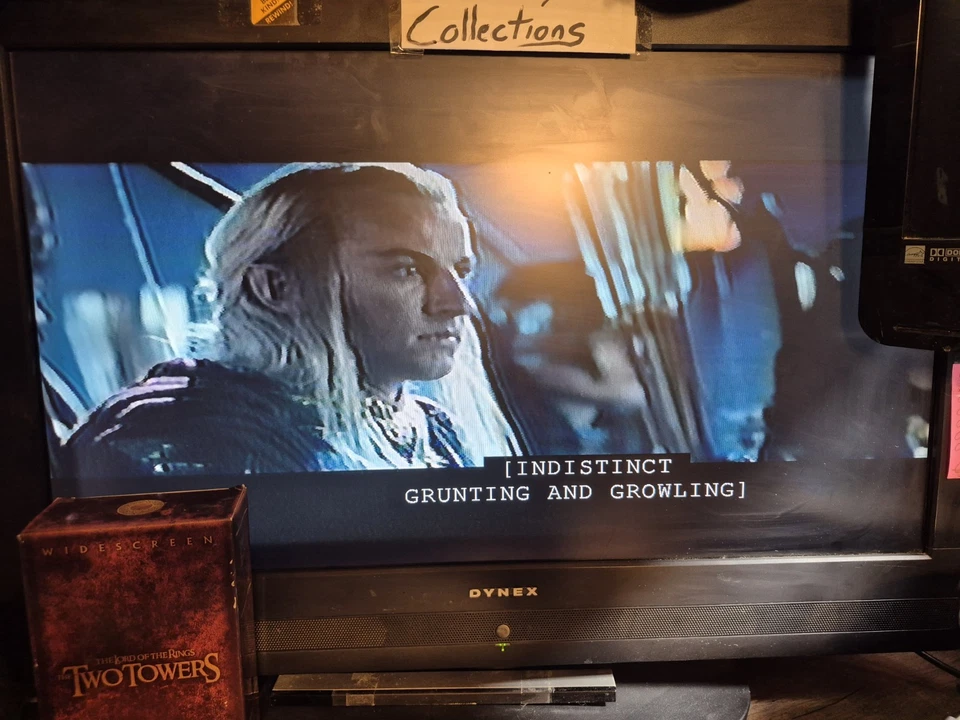 The Lord of the Rings The Two Towers VHS, 2-Tape Set, Extended Edition Tested  - Image 4 of 4