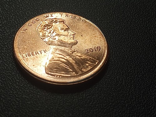 BROADSTRUCK ERROR COIN coin currency #1991 collection Coins 1c OFF CENTER - Picture 3 of 6