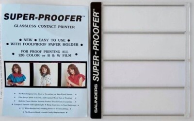 SAUNDERS 120 SUPER-PROOFER FOR PROOFING ALL 120 COLOR OR BW FILM