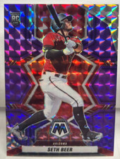 Seth Beer 2022 Panini Mosaic PURPLE MOSAIC Prizm RC #'d 29/49 - DIAMONDBACKS