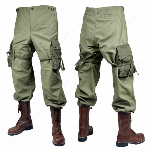 WW2 US MILITARY ARMY GREEN M43 PANTS TROUSERS eBay
