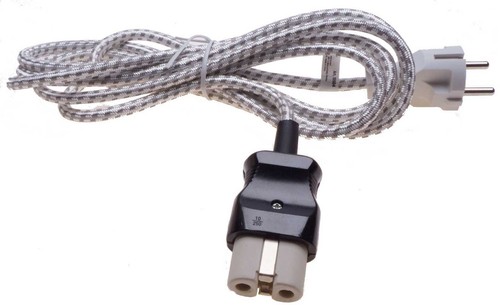 Heißgeräte Kabel 2m Stecker Keramik für Heizgeräte Samowar Waffeleisen Toaster - Bild 6 von 6