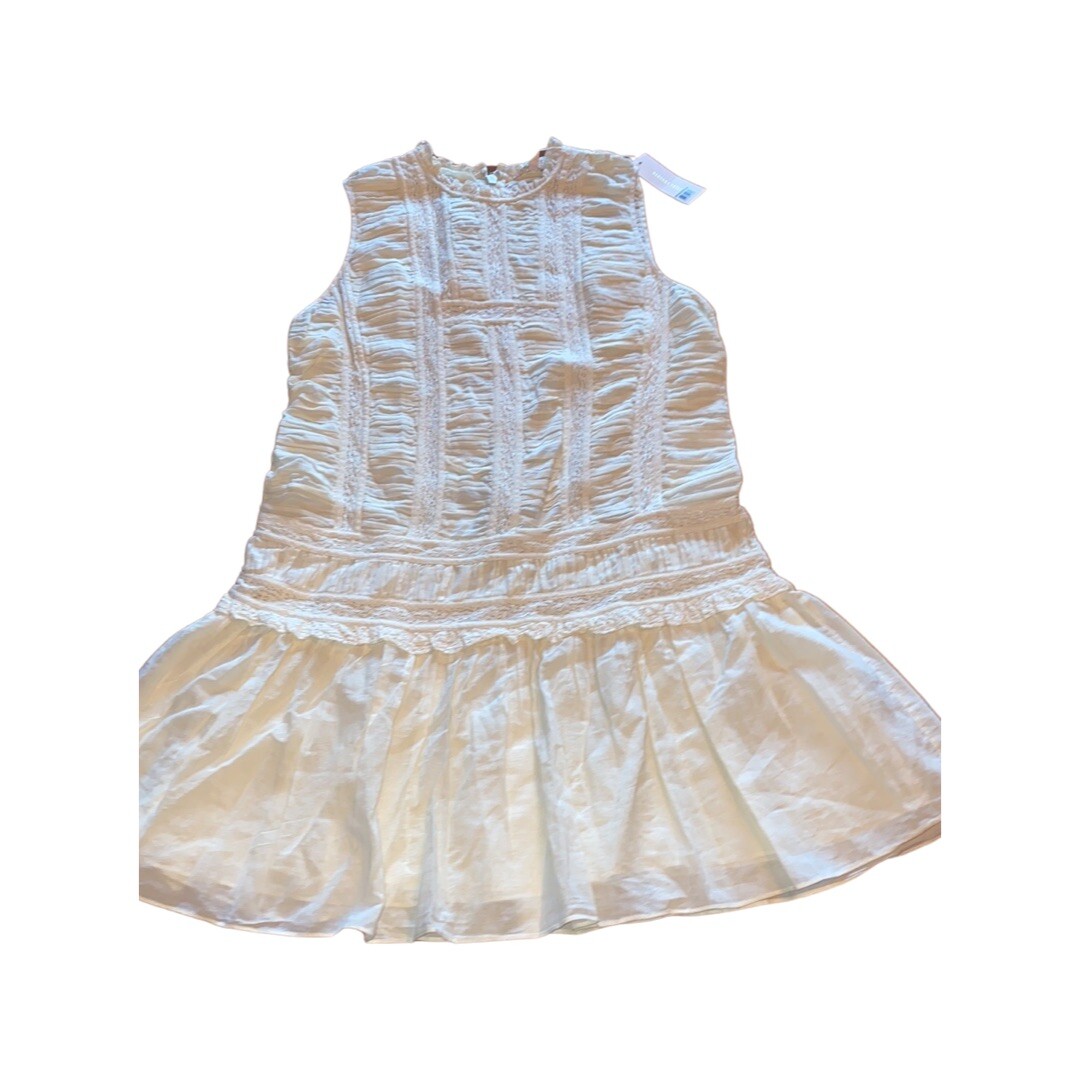Rebecca Taylor Ruched Lace Inset Cotton Dress New Ivory Size 10 | eBay Rebecca Taylor Ruched Lace Inset Cotton Dress New Ivory Size 10 | eBay