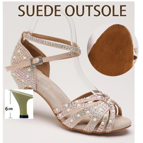Women Mesh Latin Dance Shoes Ballroom Sneakers Wedding Shoes Soft Bottom Sandals - Bild 22 von 30