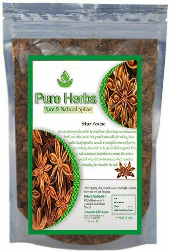 Pure Herbs Star Anise & Chakri Phool For Indian Cooking - Picture 12 of 12