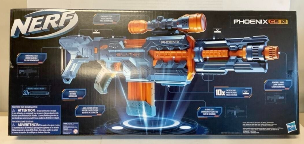 kit Arma Nerf Elite 2.0 Phoenix hasbro Gratis modulus em Promoção