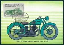 UNGARN MK MOTORRAD MOTORCYCLE RUDGE-WHITWORTH MAXIMUMKARTE MAXI CARD MC CM ew39