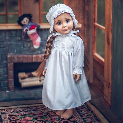 Little House On The Prairie Outfit & Fishing Set, Clothes & Accessories for  18 Inch Dolls