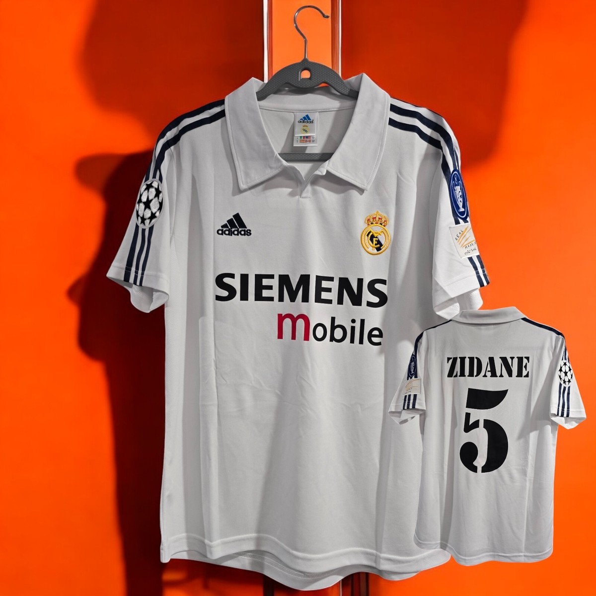R. Madrid Home 02/03 - UEFA - Football Soccer - ZIDANE # 5 - SMALL