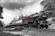PHOTO  GWR LOCO NO 6003 KING GEORGE IV. SONNING CUTTING. PADDINGTON SERVICE