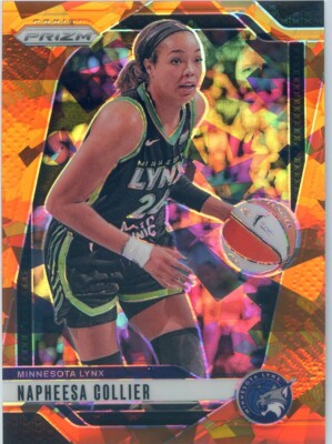 2024 Panini Prizm WNBA NAPHEESA COLLIER #26 ORANGE ICE PRIZM LYNX