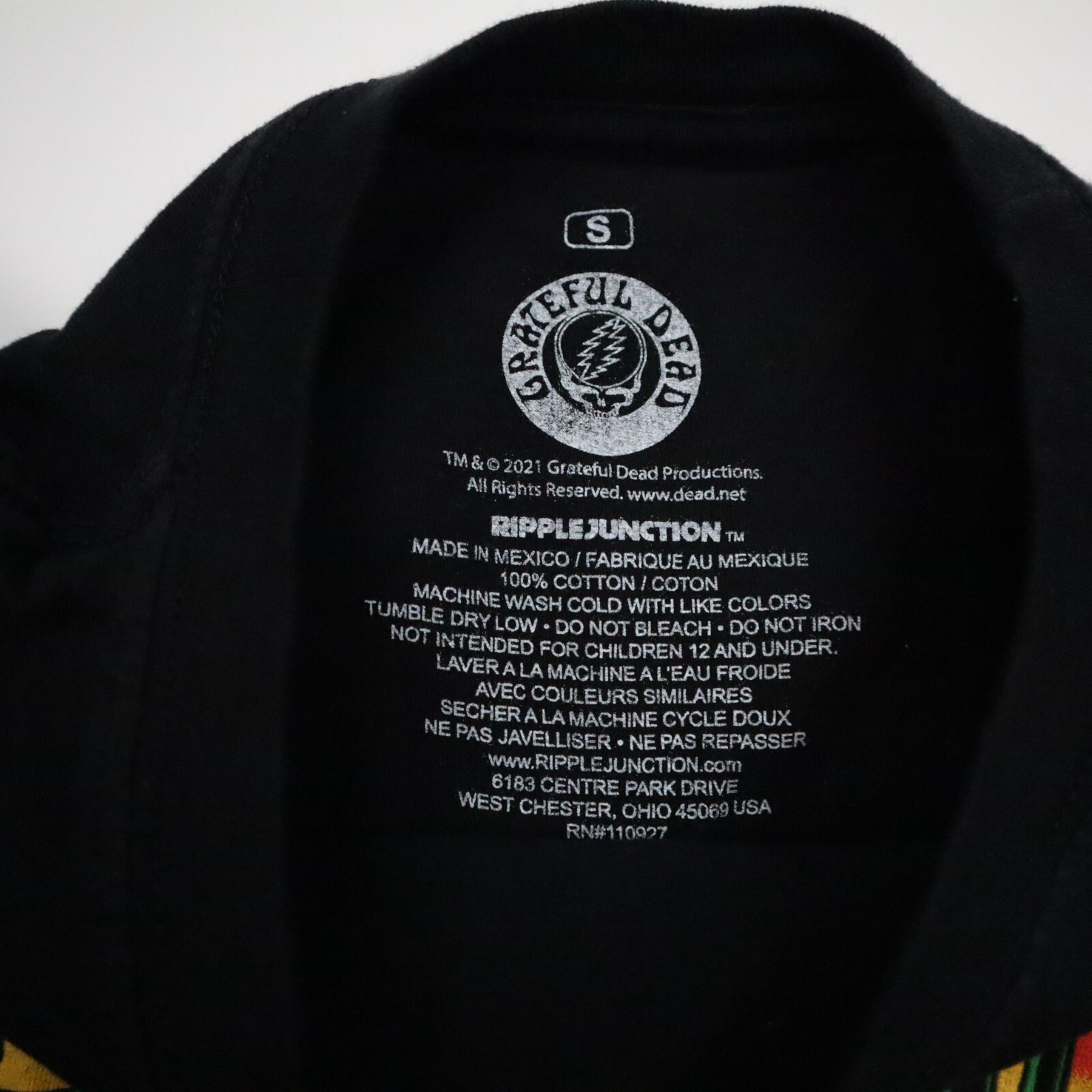 Grateful Dead Dancing Bears Rainbow Alligator T S… - image 8