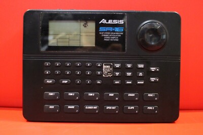 USED Alesis SR 16 16Bit Stereo Drum Machine Rhythm Machine U2319