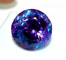 Pitambari Sapphire Round Cut 10-11 Ct Bi-Color EGL CERTIFIED Loose Gemstone