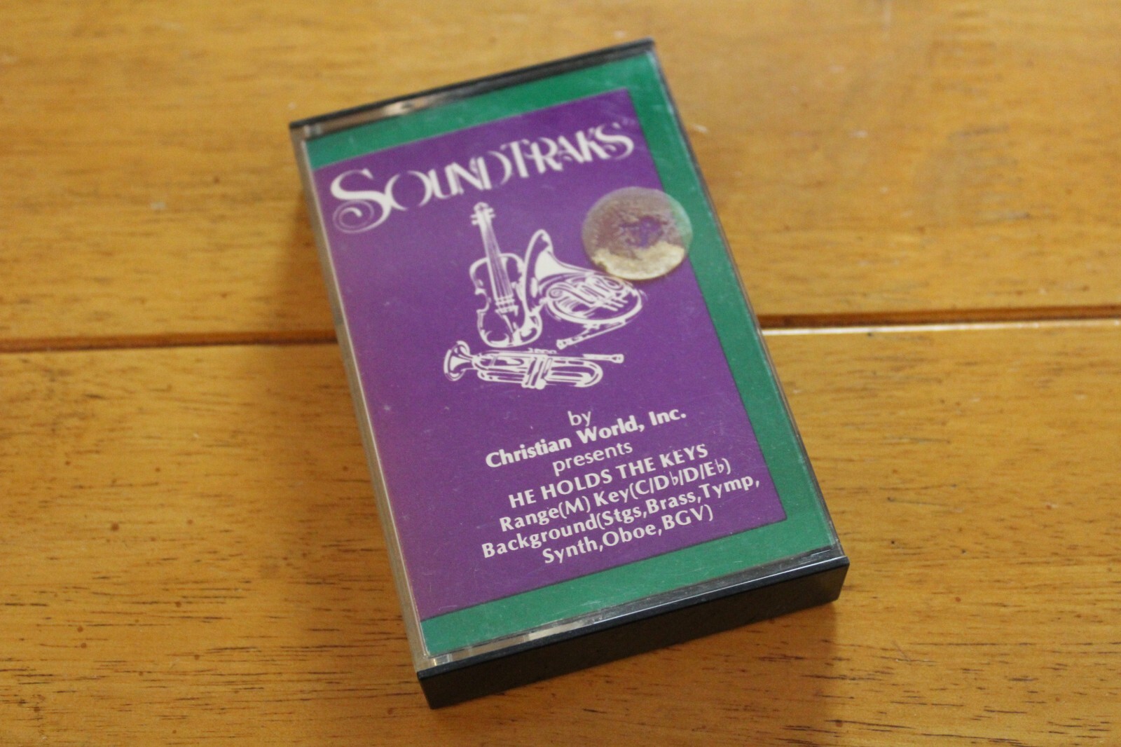 HE HOLDS THE KEYS SoundTraks Performance Track Cassette with Lyrics