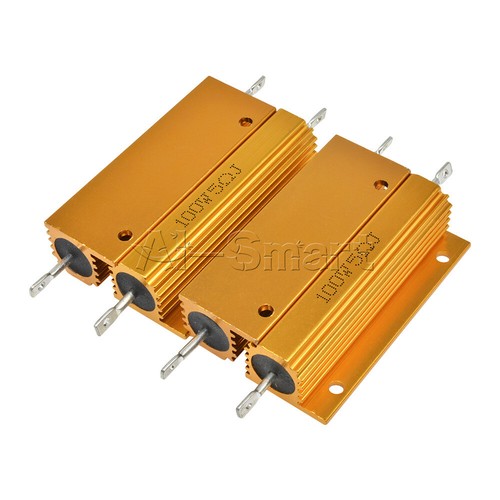 50/100W 0.1-1000Ω Ohm Watt Shell Power Aluminum Housed Case Wirewound Resistor - Picture 107 of 252