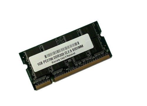 memoria ram de 1gb ddr1 para laptop so-dimm 200pin ddr333 pc 2700