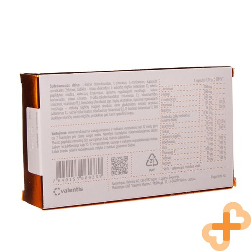 BIOCELL HAIR Supplement 60 Capsules L-cysteine Vitamins Minerals Complex - Picture 4 of 12