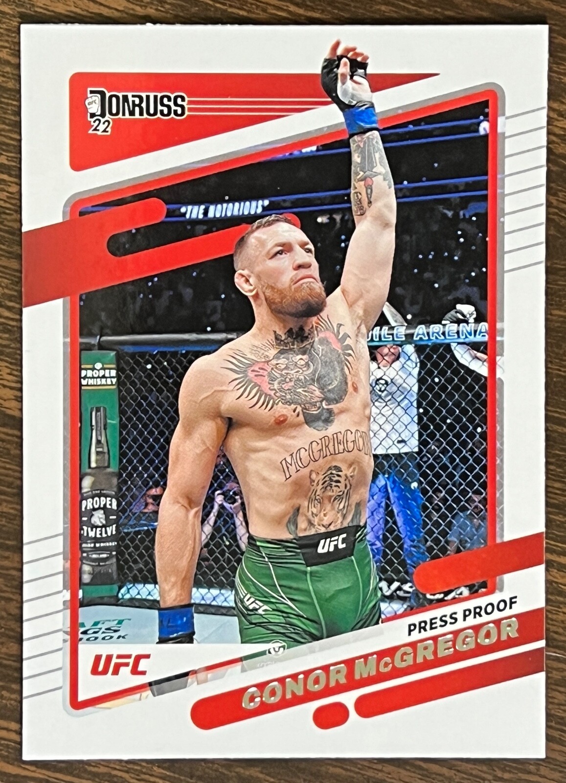 2022 Donruss UFC Press Proof Silver #27 * CONOR McGREGOR *