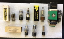 Lot of 8 Vintage Electron Tubes | Various Brands & Sizes