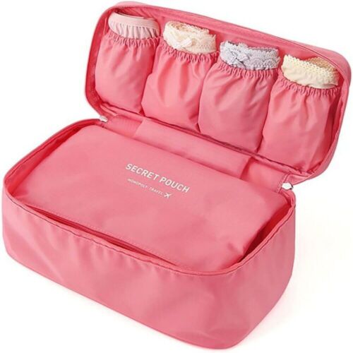 Underwear Clothes Bra Bag Luggage Storage Toiletries Pouch Organizer Box Women - Picture 14 of 14