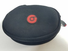 Beats by Dre Soft Case for Headphones Bag Black Red Zipper Pouch NO HEADPHONES
